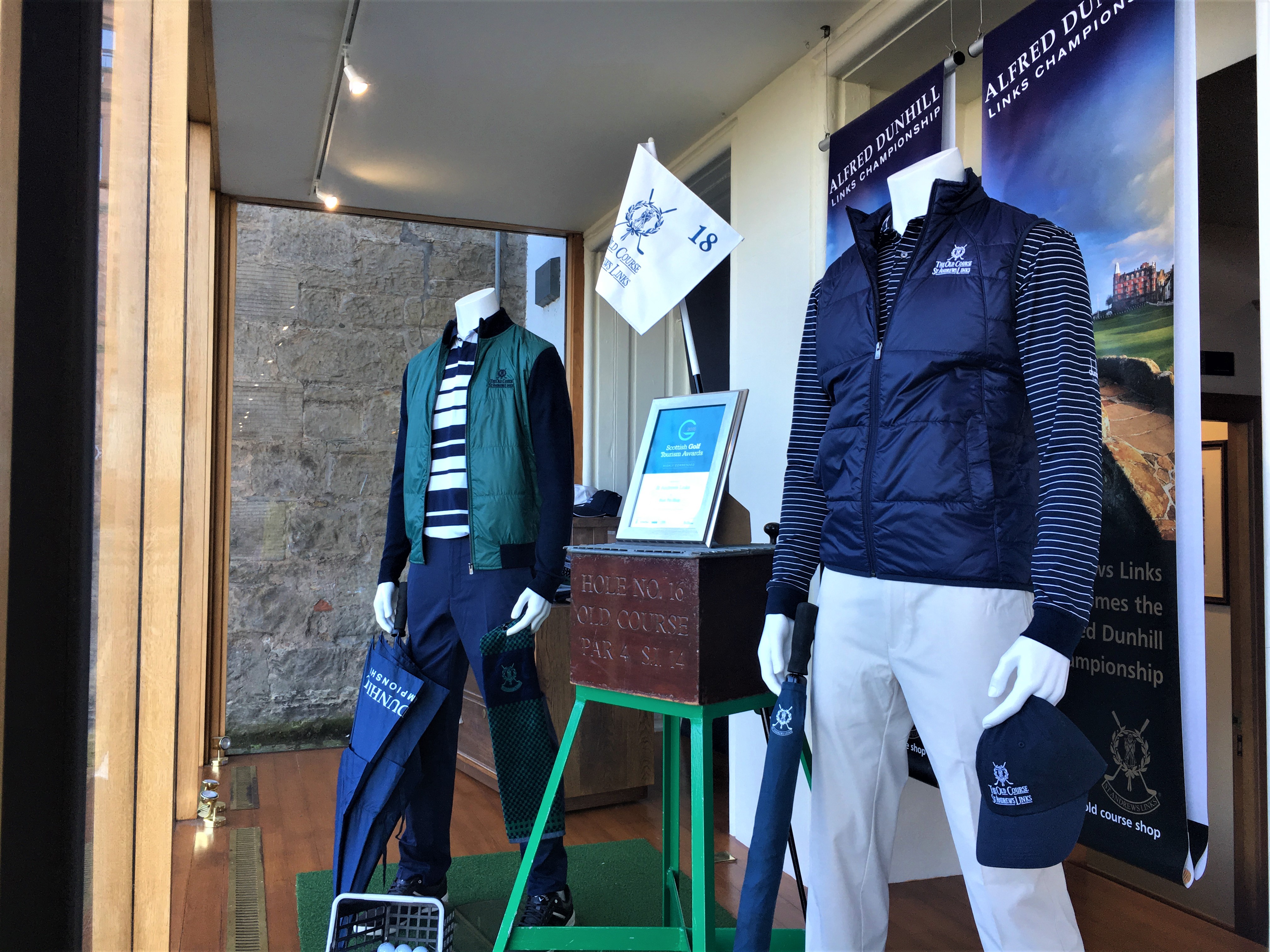 dunhill links clothing